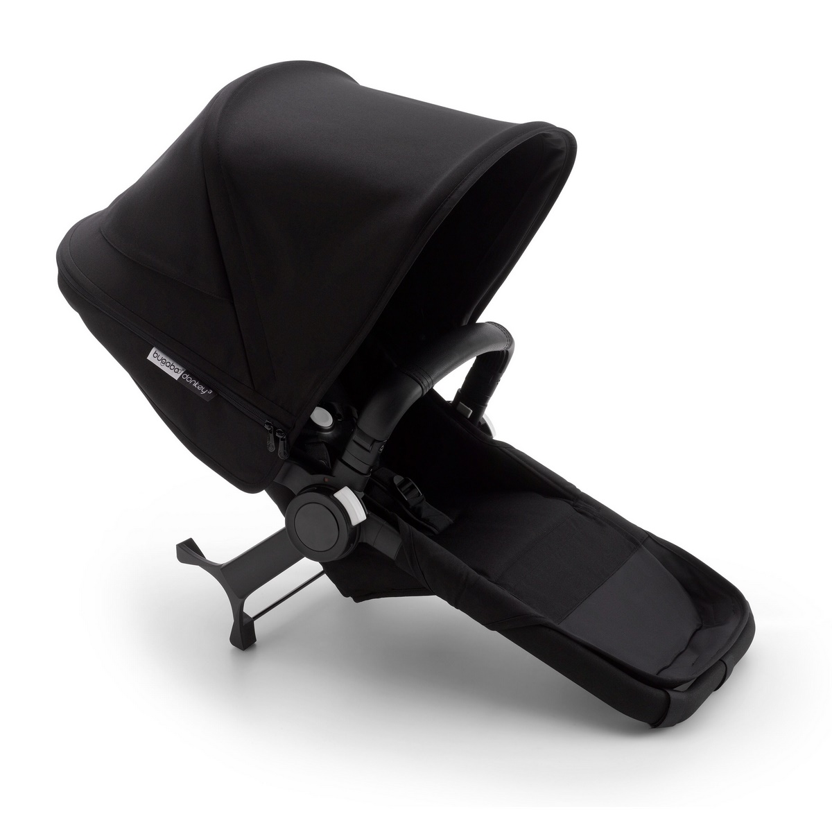 Bugaboo Donkey3 Duo Komplett Erweiterung- Schwarz, Schwarz, Schwarz