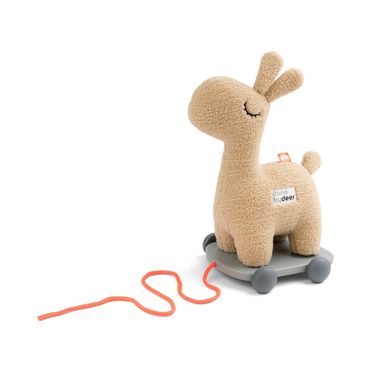 Done-by-Deer-Spielzeug-zum-Nachziehen-Sand-2 Done by Deer pull-along toy