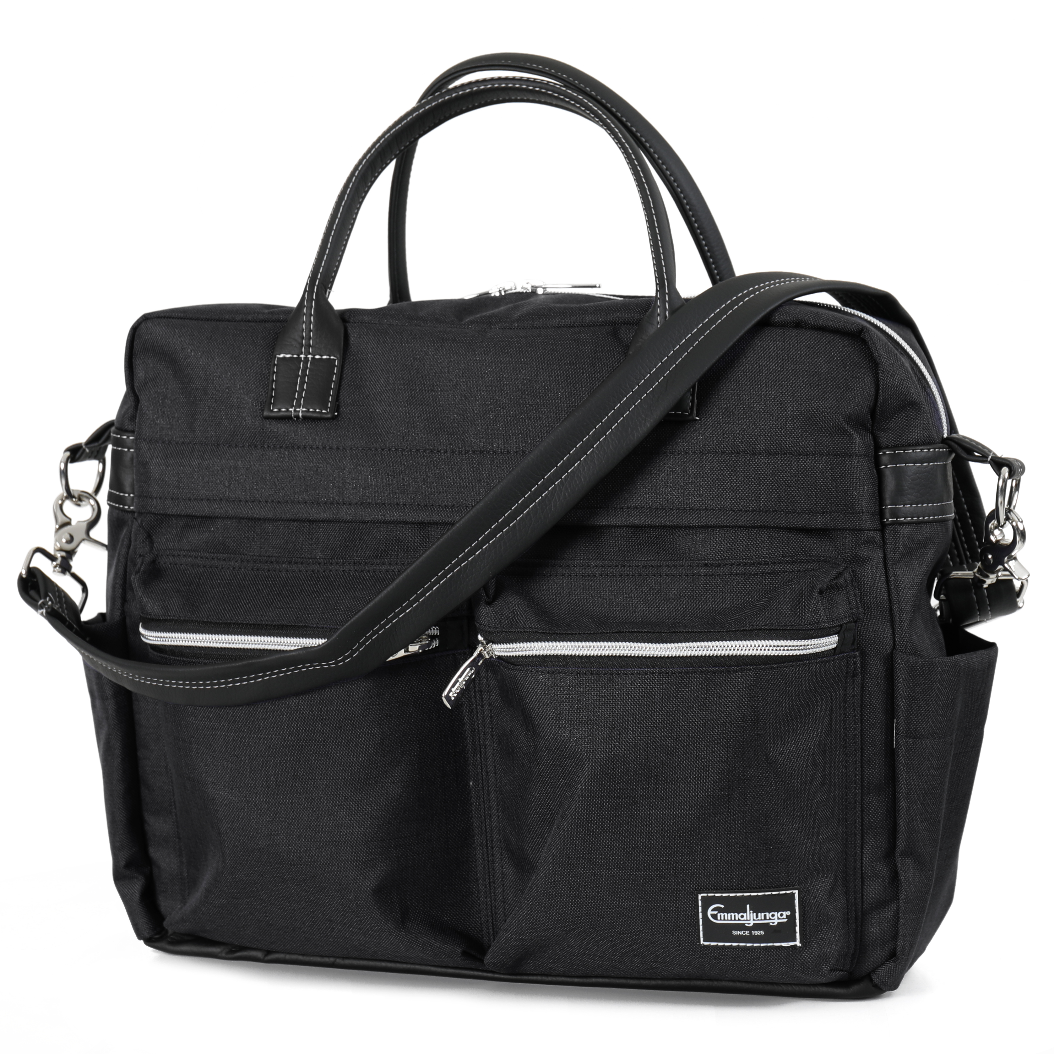 Emmaljunga Wickeltasche Travel Lounge Black