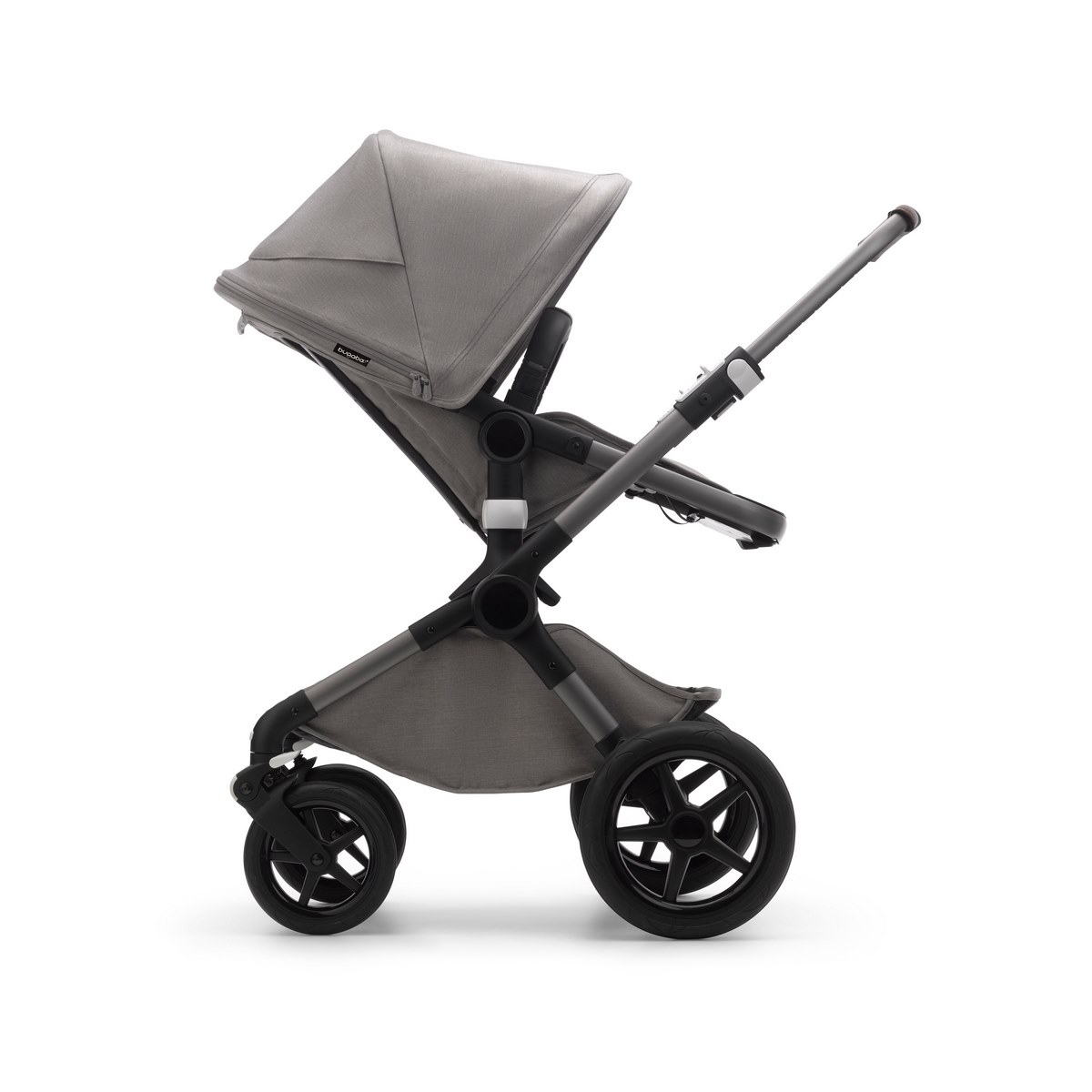 Bugaboo Fox3 Komplett Set Mineral Kombikinderwagen- GRAPHIT/HELLGRAU