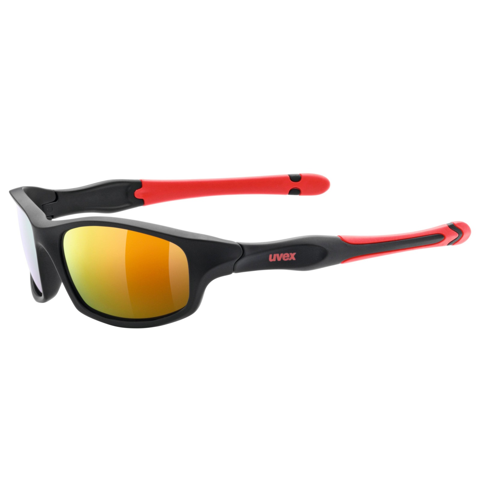 Sonnenbrille für Kinder von Uvex black mat red