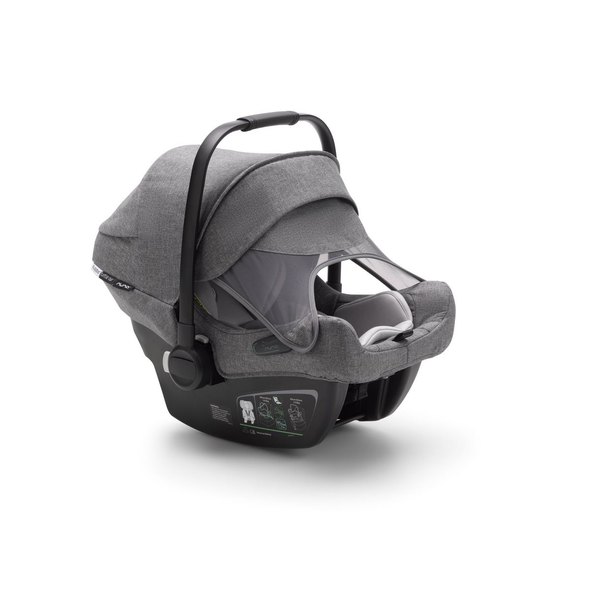 Bugaboo Turtle AIR by Nuna Babyschale- Grau