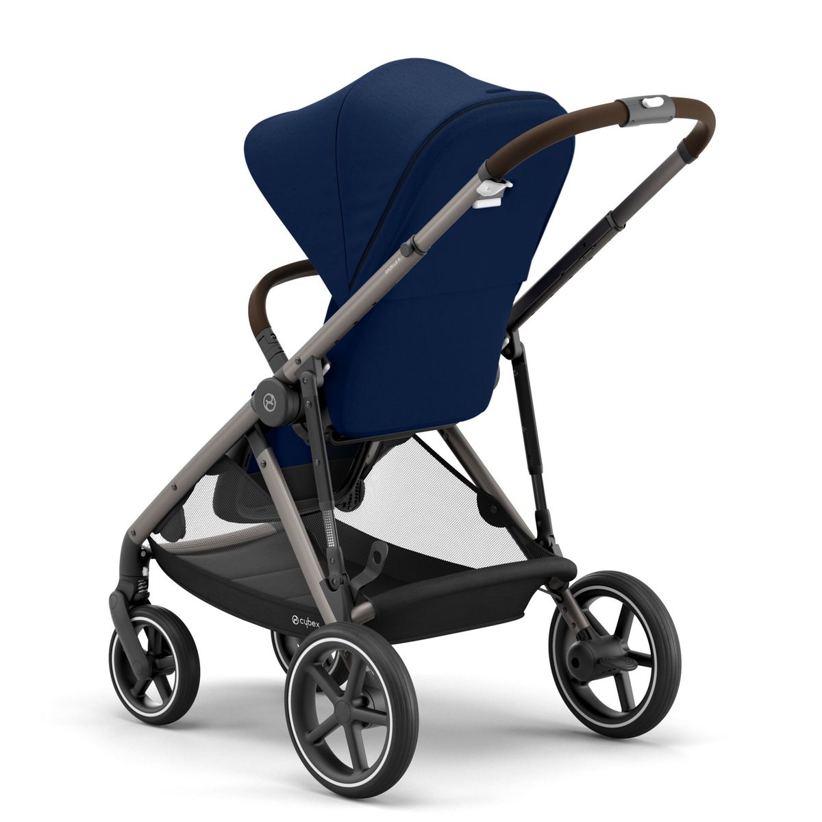 Cybex Gazelle S Kinderwagen- Taupe Gestell- Navy Blue