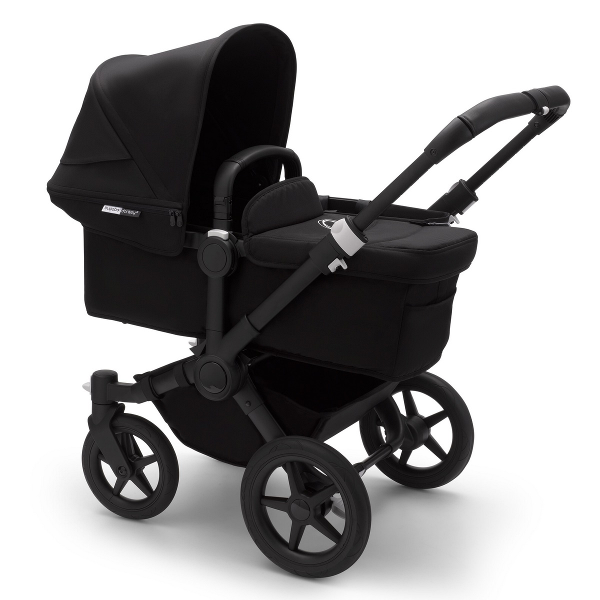 Bugaboo Donkey3 Mono Komplett Kombiknderwagen- Schwarz, Schwarz, Schwarz