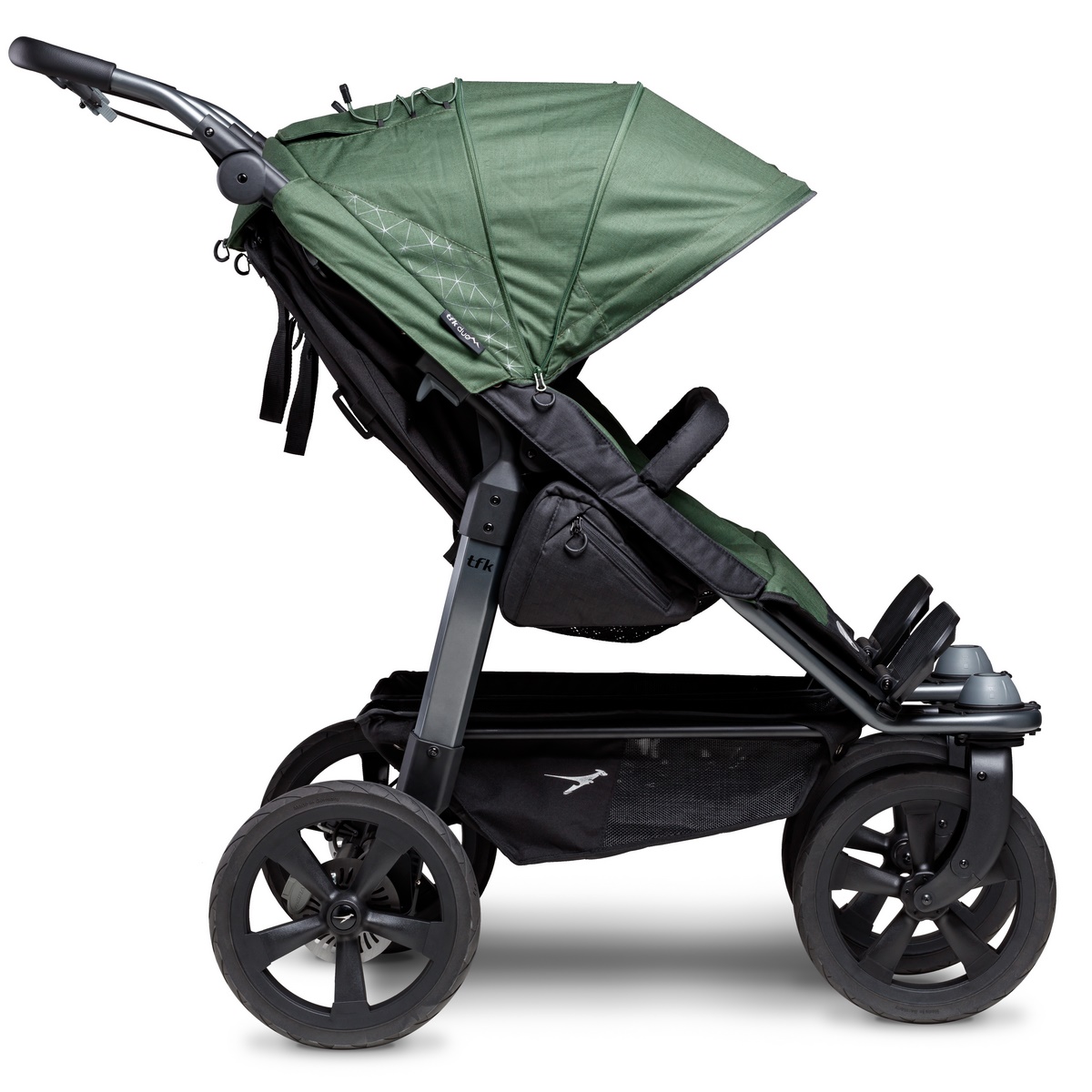 TFK Duo Sportkinderwagen mit Luftkammer Radset- Olive