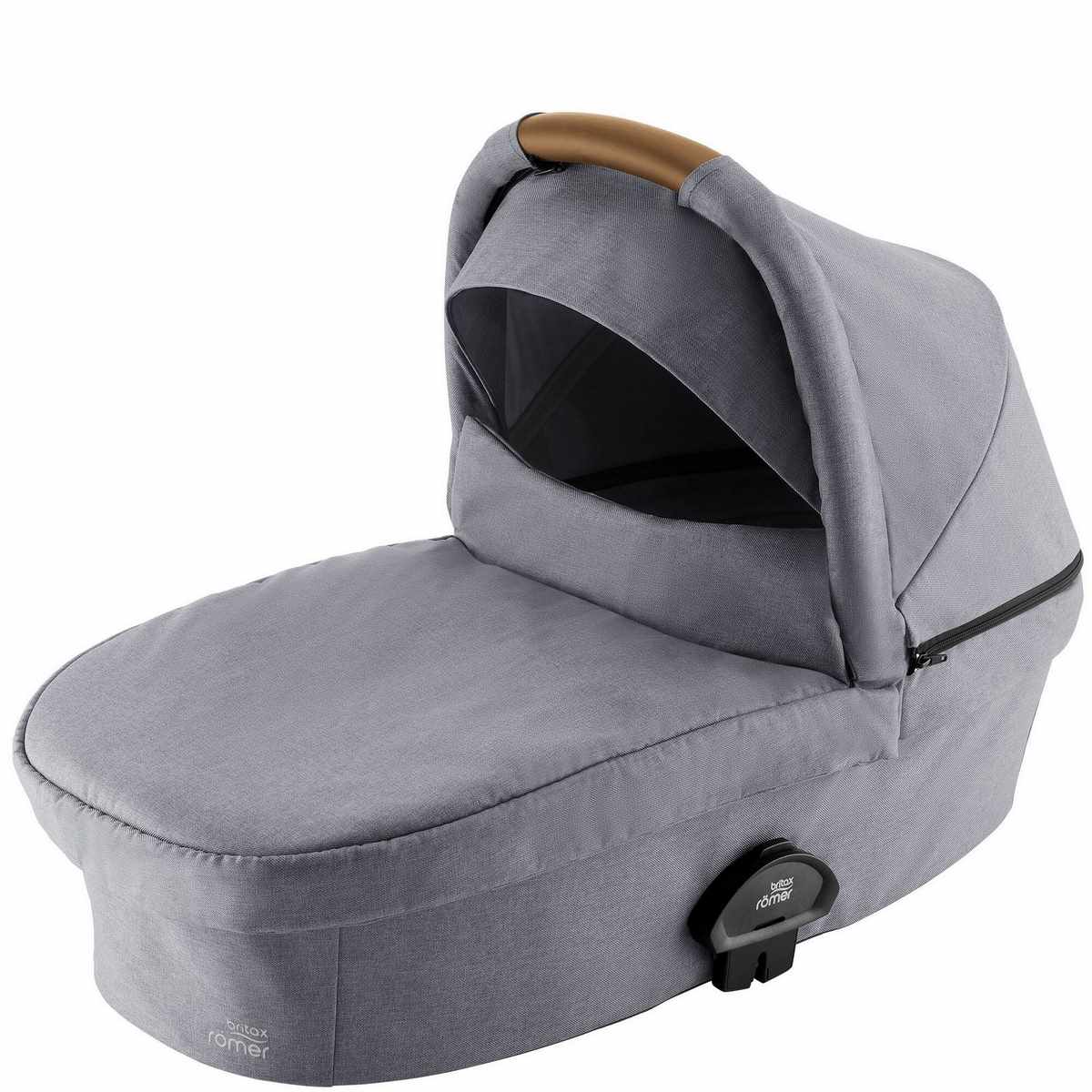 JPG-SMILE-III_HardCarrycot_02_CognacHandle_FrostGrey_2019_72dpi_2000x2000px-Kopie-1200px Britax Römer 2022 Smile III Comfort Set- Frost Grey Brown