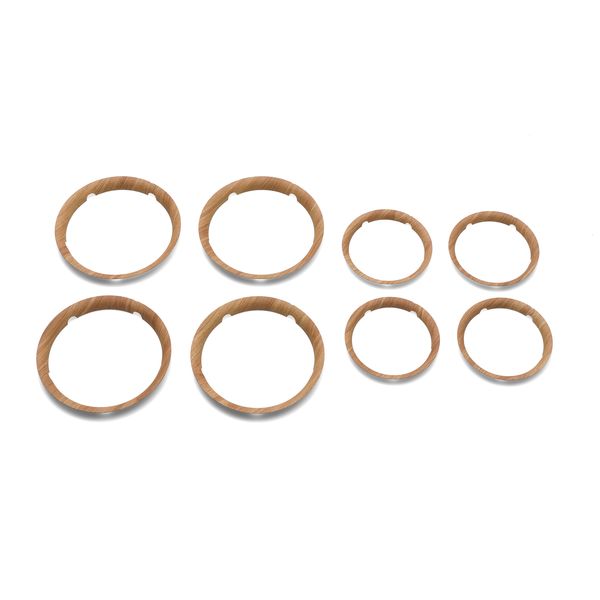 radkappen_wheel_caps_wood Bugaboo Fox Radkappen - Wood Brown