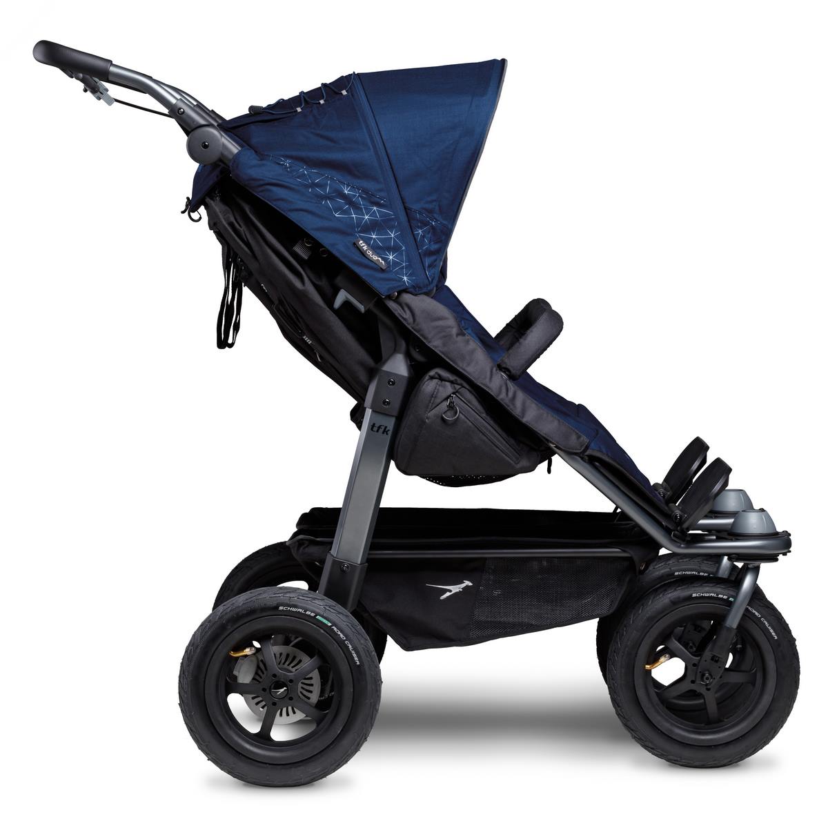 TFK Duo Sportkinderwagen mit Luftrad-Set Marine