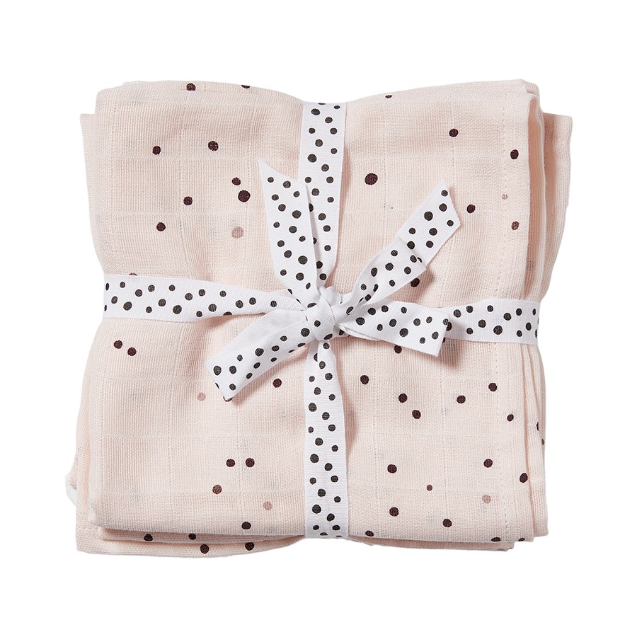 5595261CWP7W4uaJp3qU Done by Deer Spucktücher 2er Pack, Dreamy dots powder