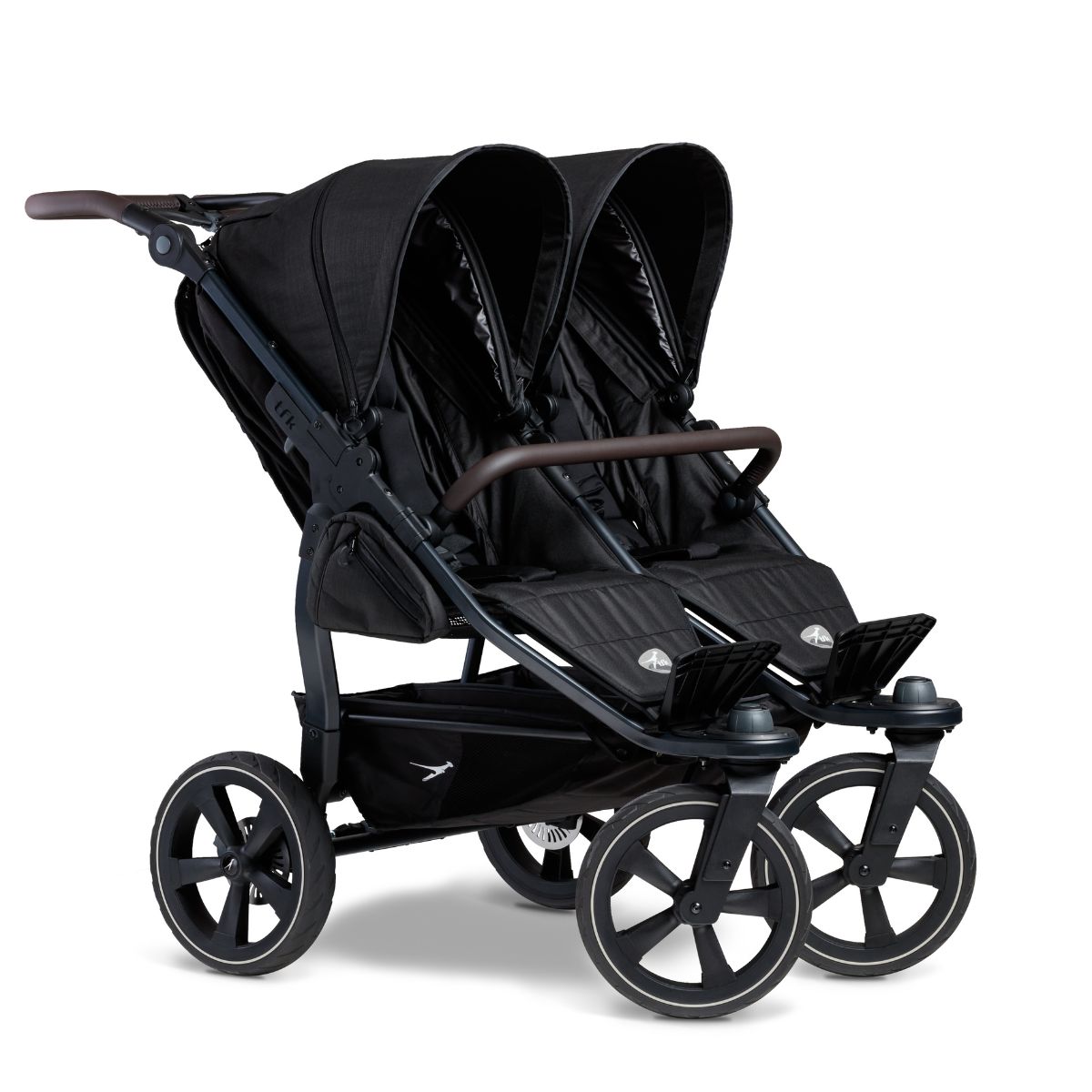 TFK-Duo2-Sportkinderwagen-Luftkammer-Reifen-Schwarz TFK Duo 2 Sportkinderwagen mit Luftkammerradset