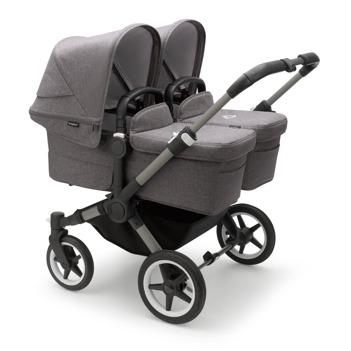 Bugaboo-Donkey-5-Twin-Set-mit-Cloud-T-melange-grey-2