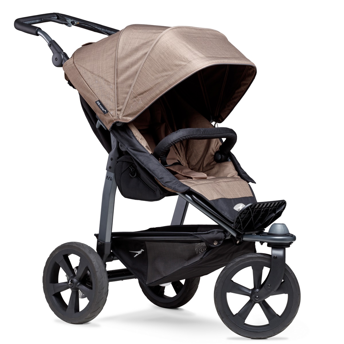 TFK Mono Sportkinderwagen mit Luftkammer Radset- Braun