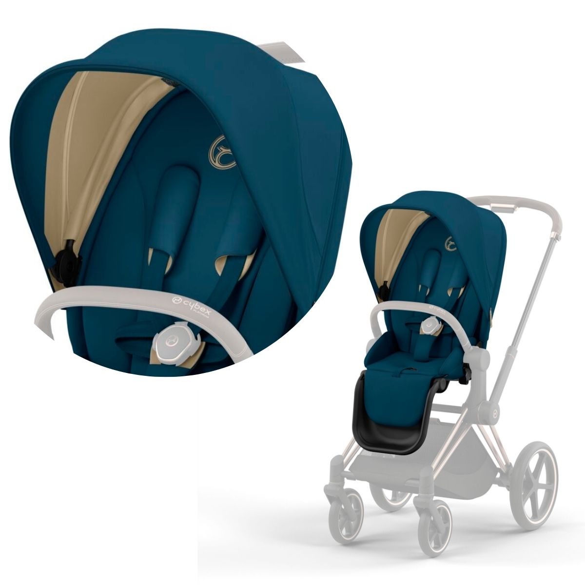Cybex PRIAM 4 Sitzpaket- Mountain Blue
