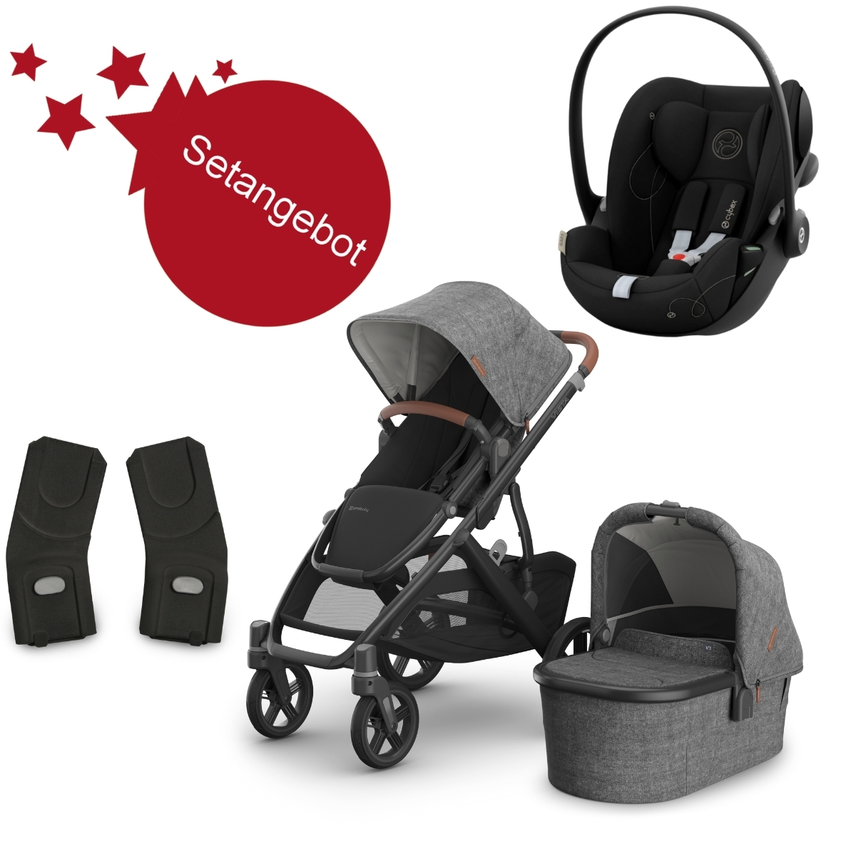 Uppababy Vista V3 Set mit Cybex Cloud G
