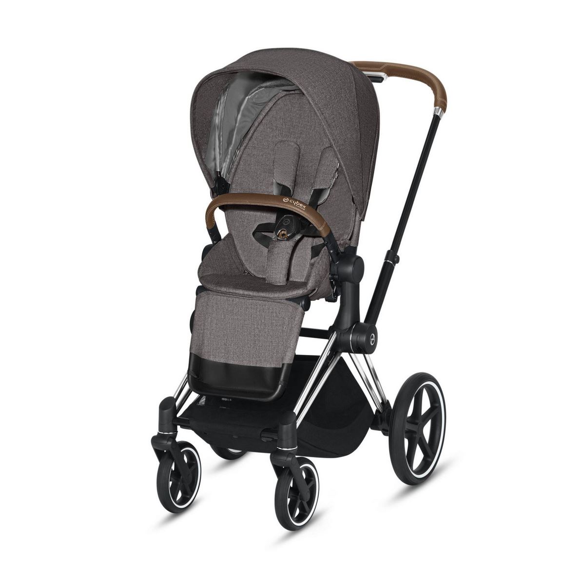 Cybex ePriam Kinderwagen Chrome- Manhatten Grey Plus