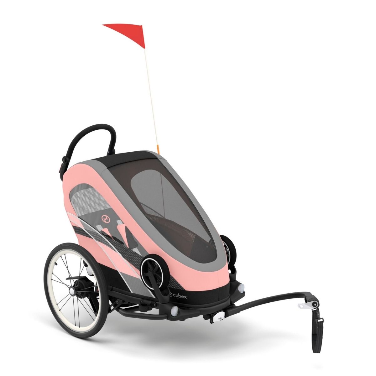 Cybex-Zeno-Bike-Fahrradanh-nger-Silver-Pink-7