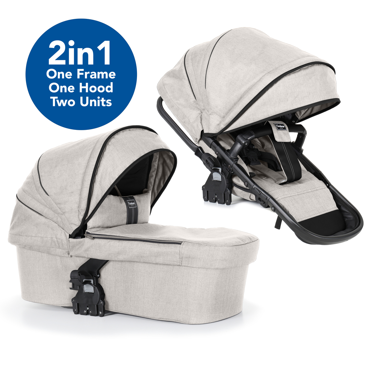 NXT90-2in1-Lounge-Beige-2Nv5XsgWoQmWco Emmaljunga NXT60 2 in1 Kombikinderwagen 2021- Lounge Beige, Gestell Black