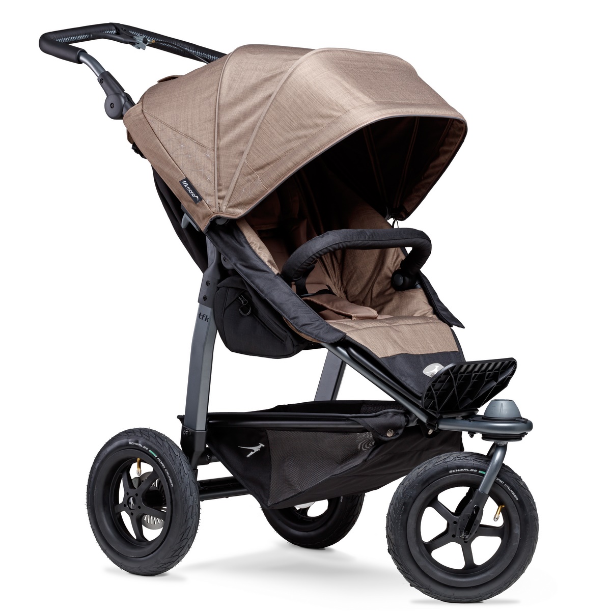 TFK Mono Sportkinderwagen mit Luftrad-Set- Braun