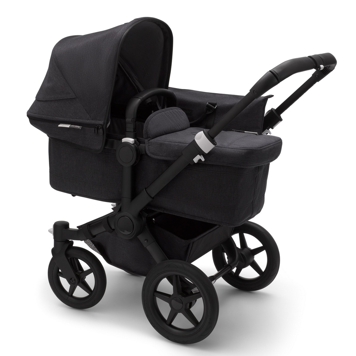 Bugaboo Donkey3 Mono Komplett Special Edition Kombikinderwagen- Schwarz- Verwaschenes Schwarz