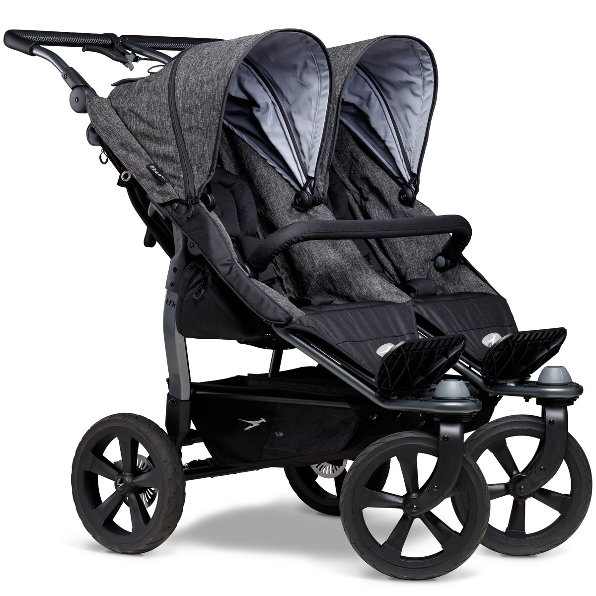 TFK Duo Sportkinderwagen mit Luftkammer Radset- Premium Anthrazit