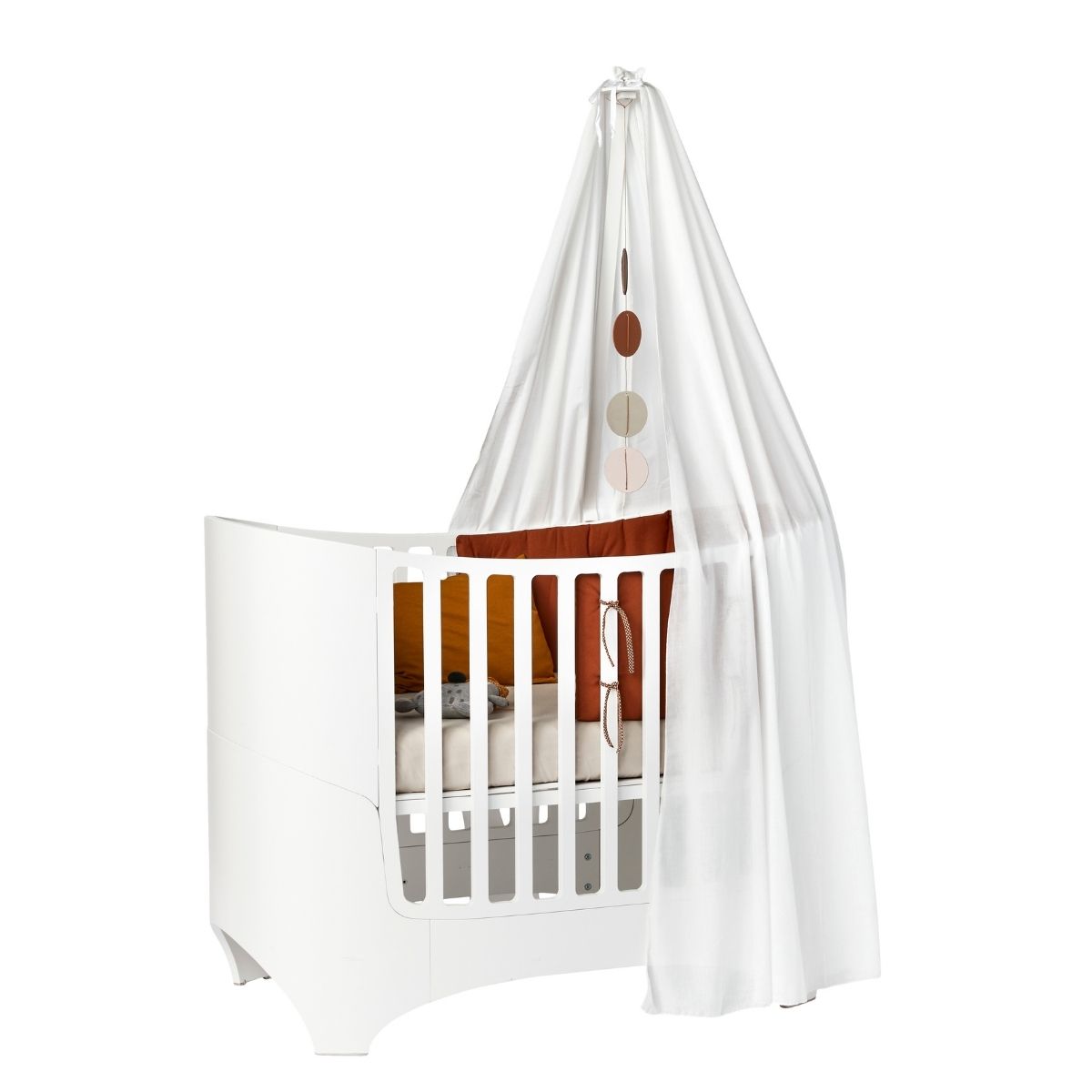 Leander Himmel für Classic Babybett- Weiß