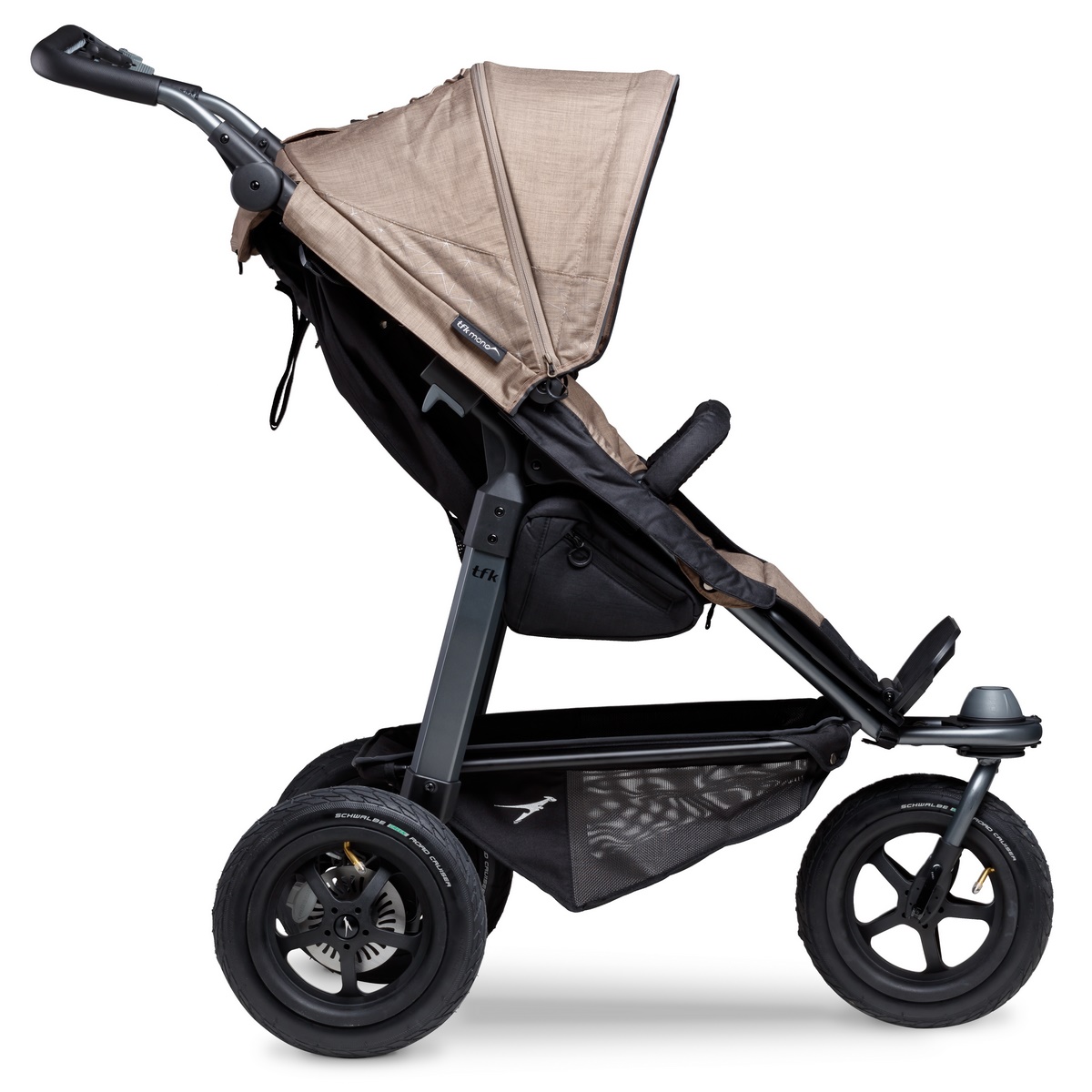 TFK Mono Sportkinderwagen mit Luftrad-Set- Braun