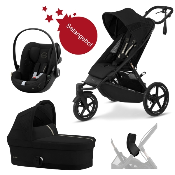 Moon-Black-Cybex-Kombikinderwagen-Set-Avi-Spin Cybex Avi Spin pushchair set with Cloud G