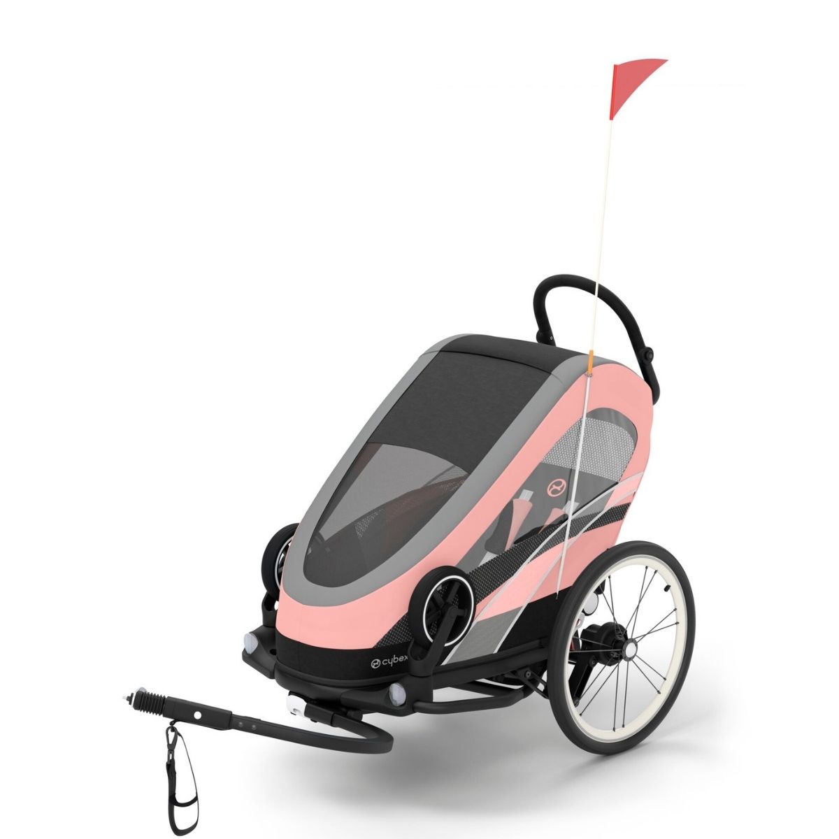 Cybex-Zeno-Bike-Fahrradanh-nger-Silver-Pink-25