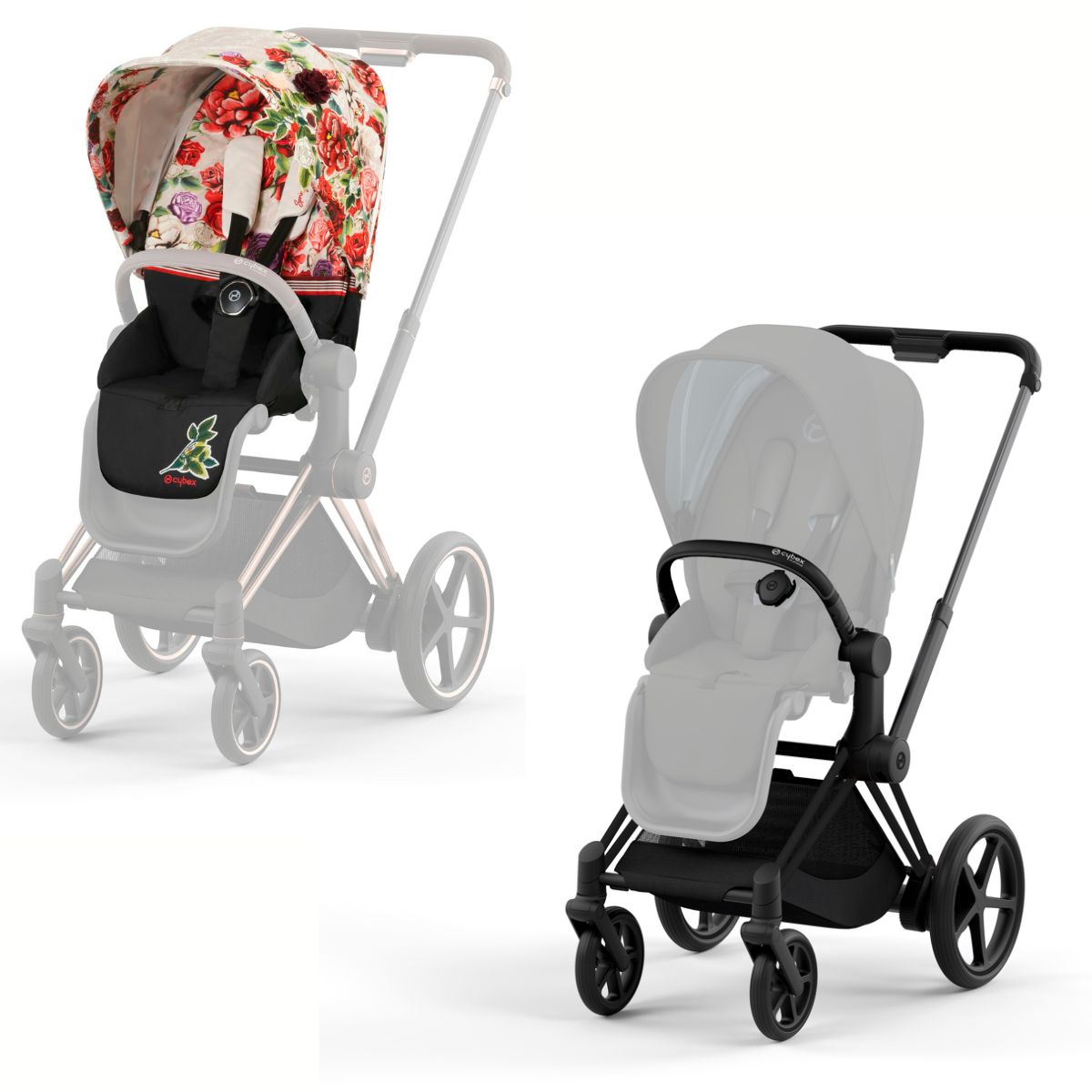 Cybex-e-Priam-4-Spring-Blossom-Light-Black