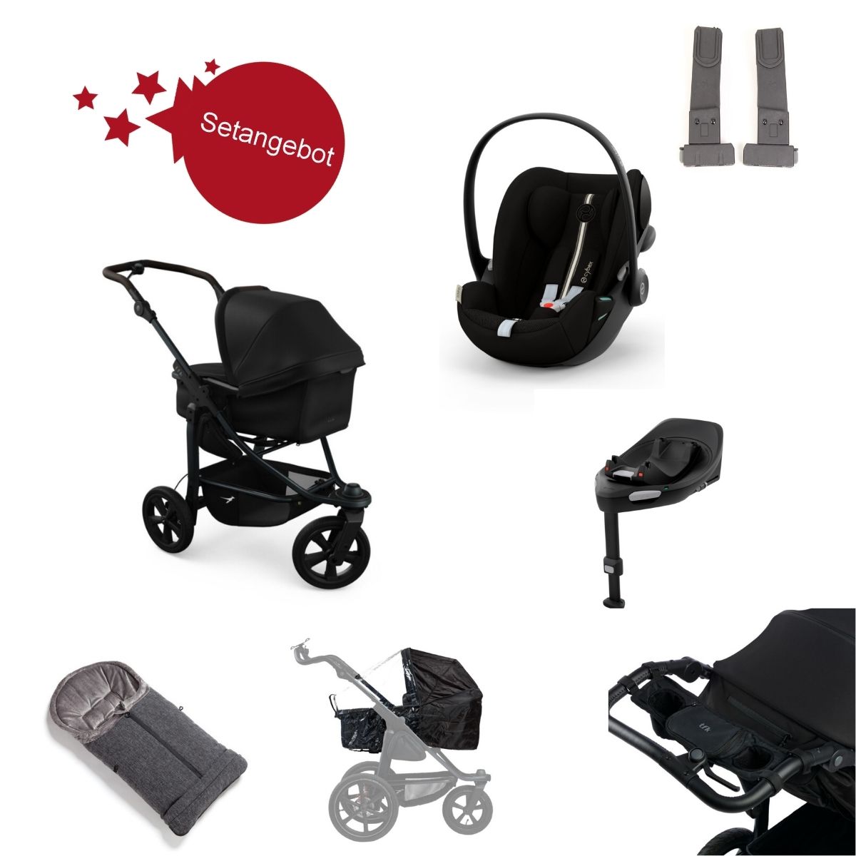 TFK Mono 3 Setangebot 7 in 1 Zubehörpaket