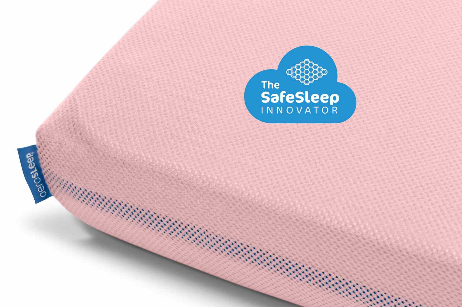 AeroSleep Spannbettlaken - Soft Pink 70 x 140