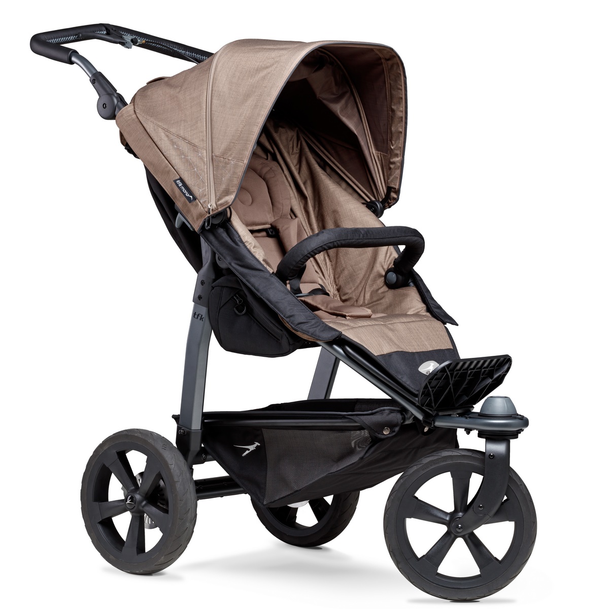 TFK Mono Sportkinderwagen mit Luftkammer Radset- Braun