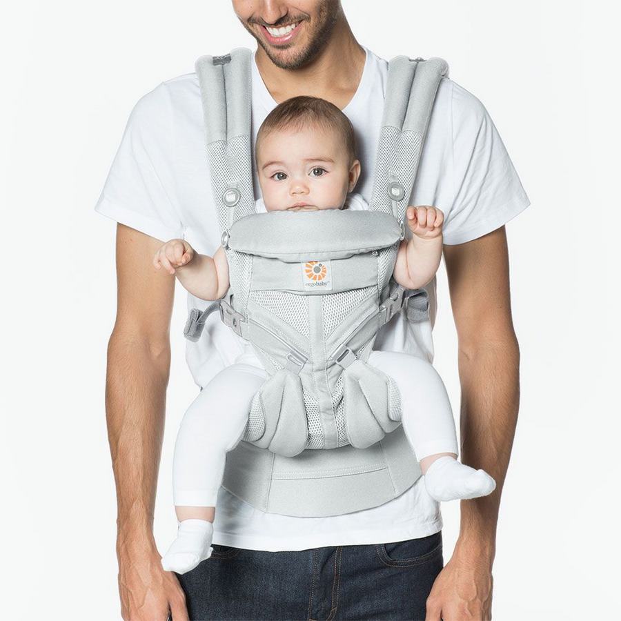 Ergobaby OMNI 360 Cool Air Mesh Babytrage - Cool Air Pearl Grey