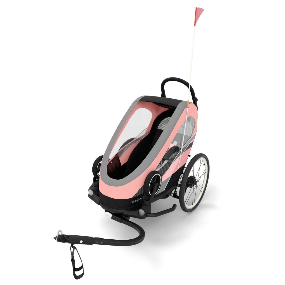 Cybex-Zeno-Bike-Fahrradanh-nger-Silver-Pink-27