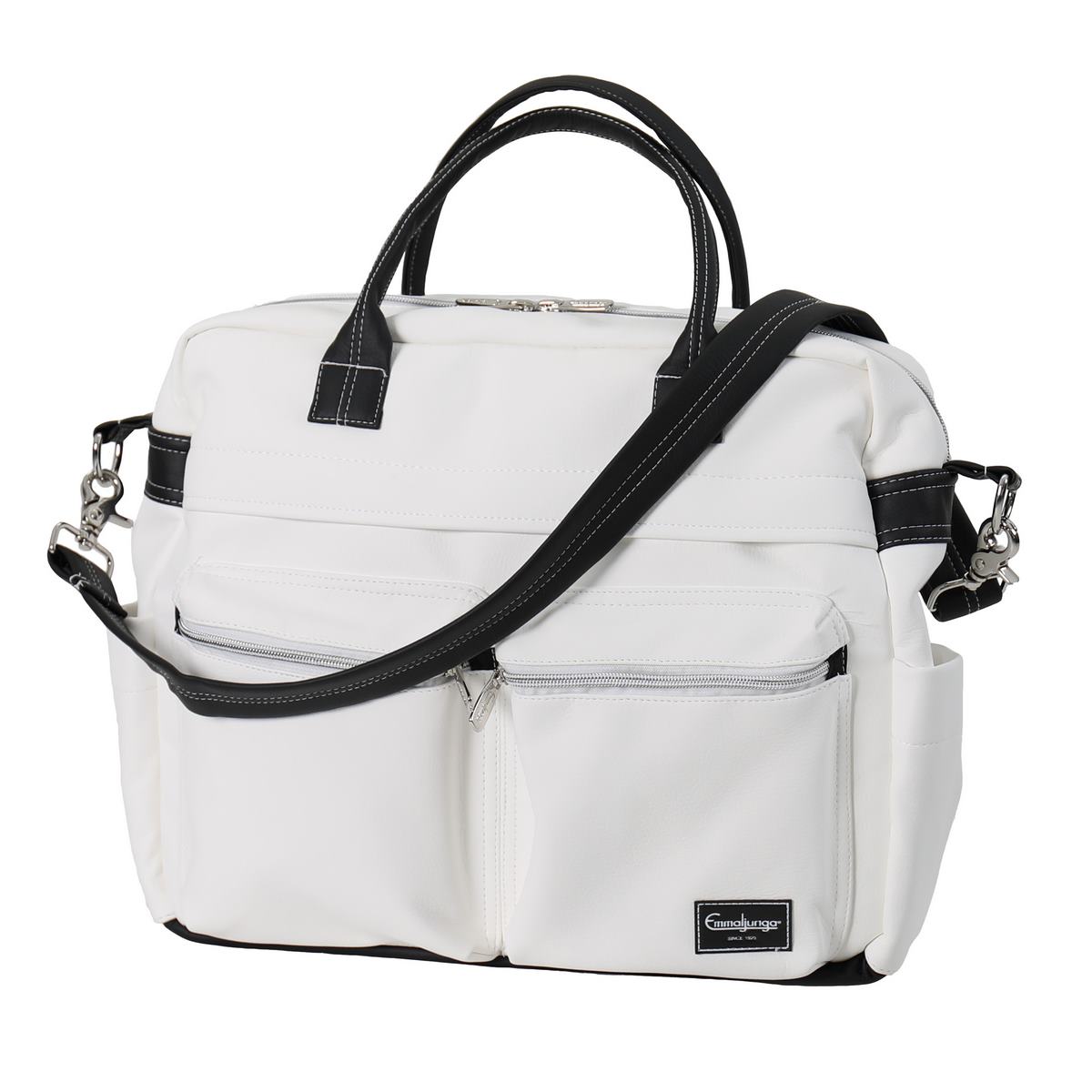 Emmaljunga Wickeltasche Travel 2021- Leatherette White