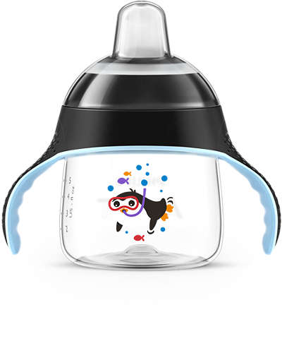 Philips Avent Sip, No Drip Becher 200ml - Schwarz