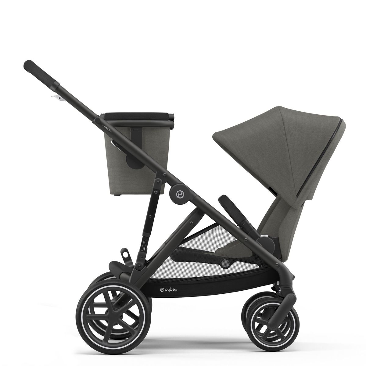 Cybex-Gazelle-S-Kinderwagen_Schwarz_-Soho-Grey-3 Cybex Gazelle S Kinderwagen- Schwarz Gestell- Soho Grey