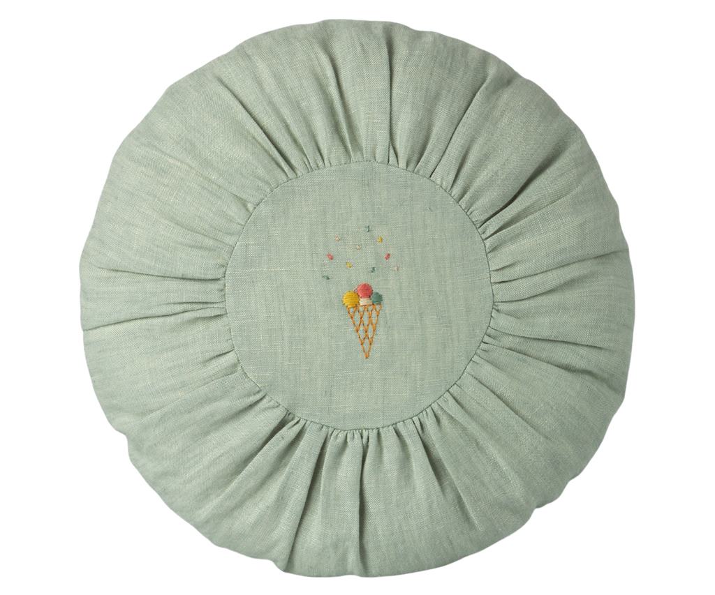 Maileg Cushion, Round- Mint