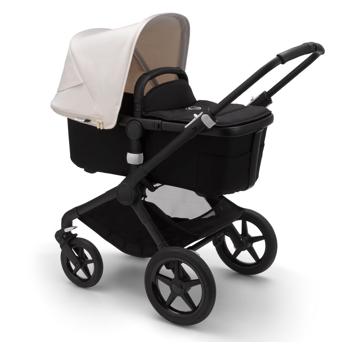 Bugaboo Fox2 Kombikinderwagen- Schwarz- Schwarz- Reinweiß
