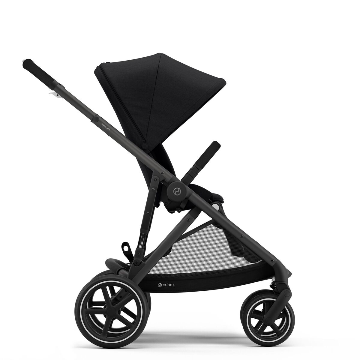 Cybex Gazelle S Kinderwagen- Schwarz Gestell- Deep Black
