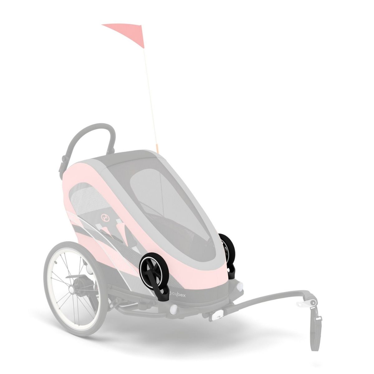 Cybex-Zeno-Bike-Fahrradanh-nger-Silver-Pink-6