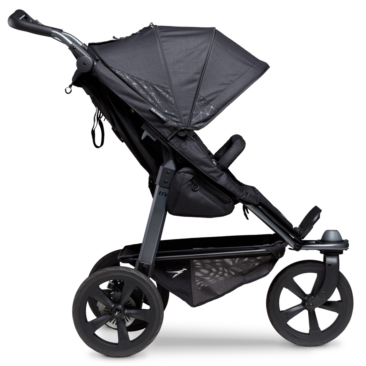 TFK Mono Sportkinderwagen mit Luftkammer Radset- Schwarz