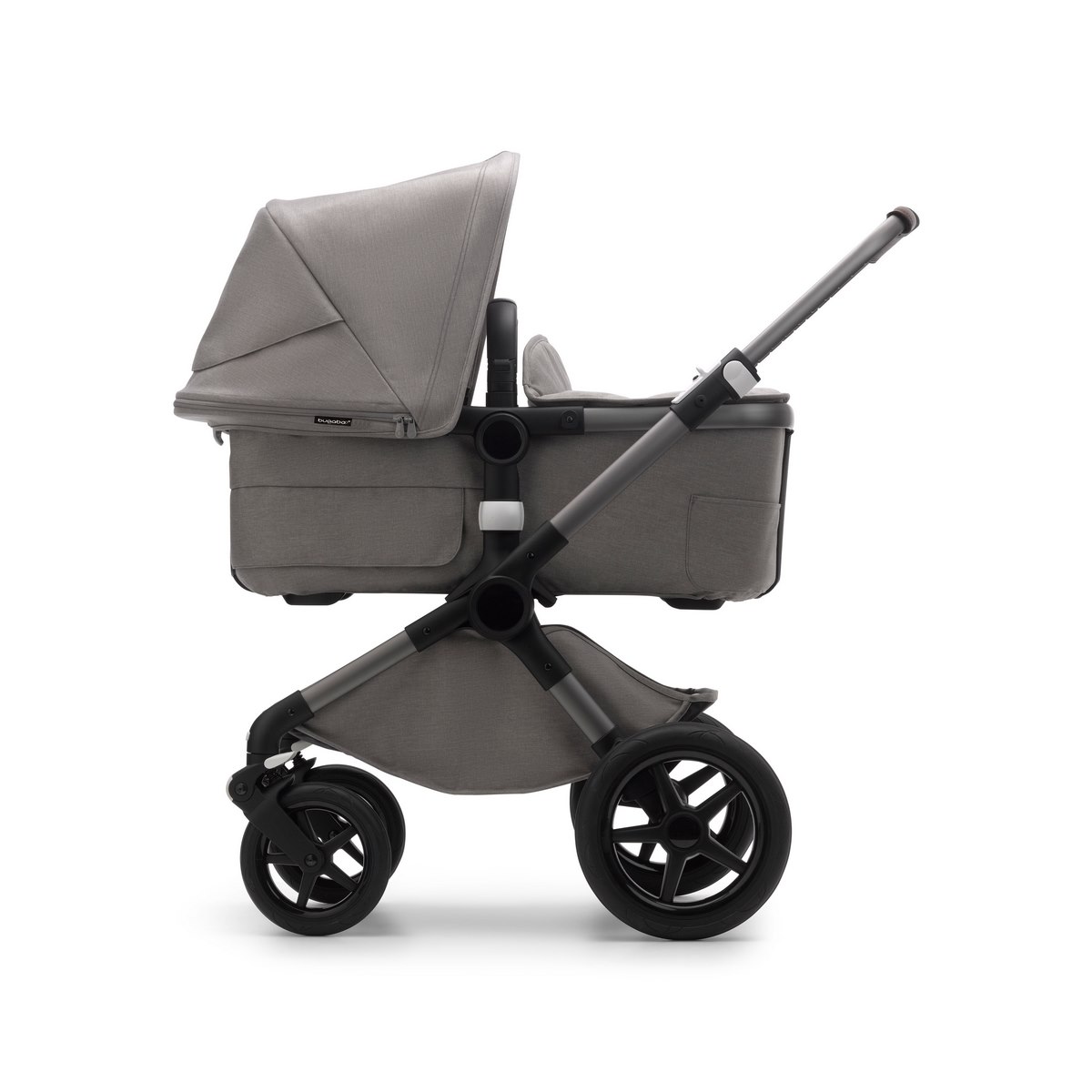 Bugaboo Fox3 Komplett Set Mineral Kombikinderwagen- GRAPHIT/HELLGRAU