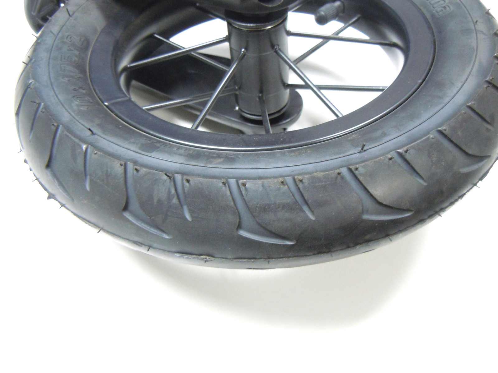 blitz_profil Emmaljunga Ersatzteil Vorderrad mit Gabel 10" Black Air für DuoS