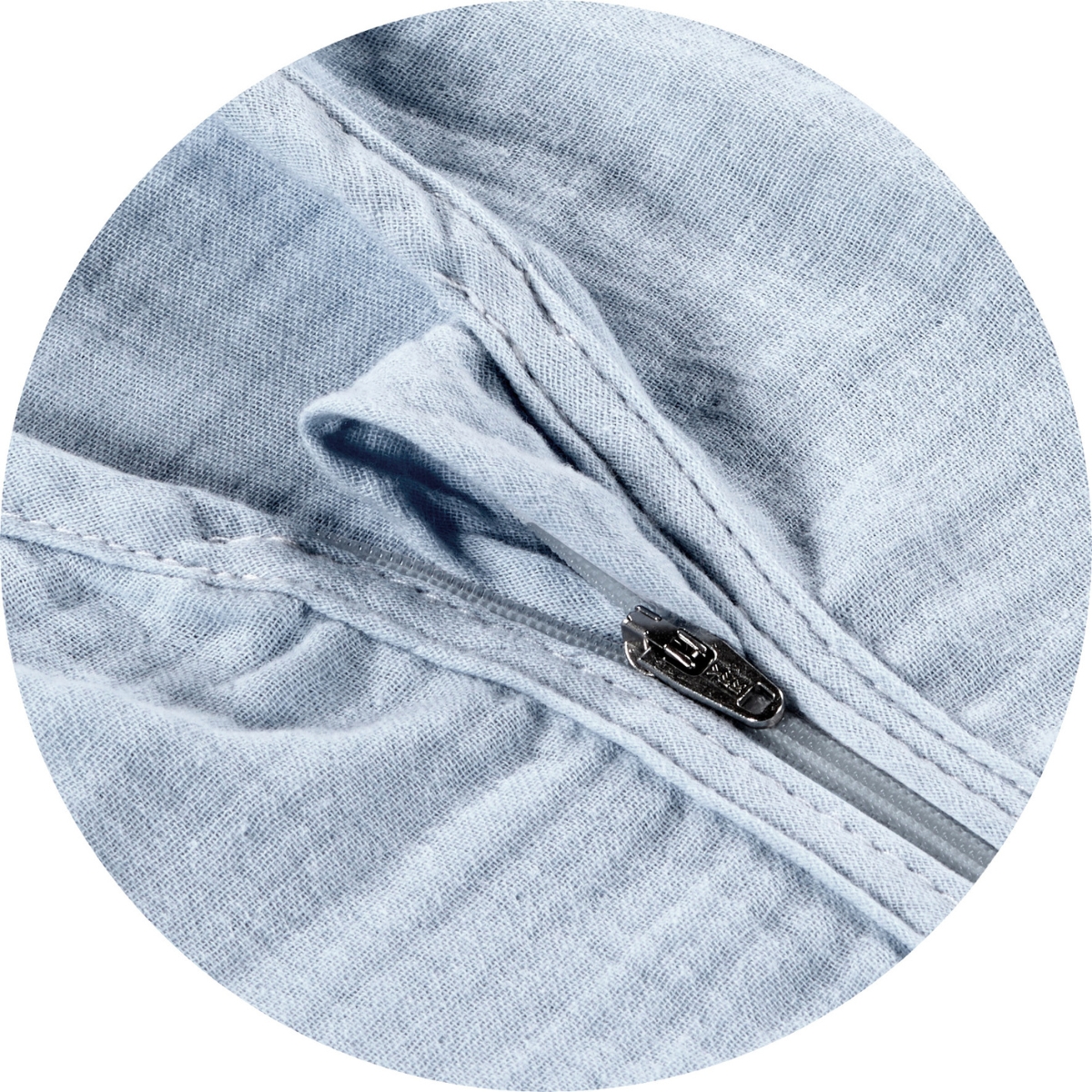 Sleep-Overall-Light-Mull-sky-way-Detail-Reissverschluss