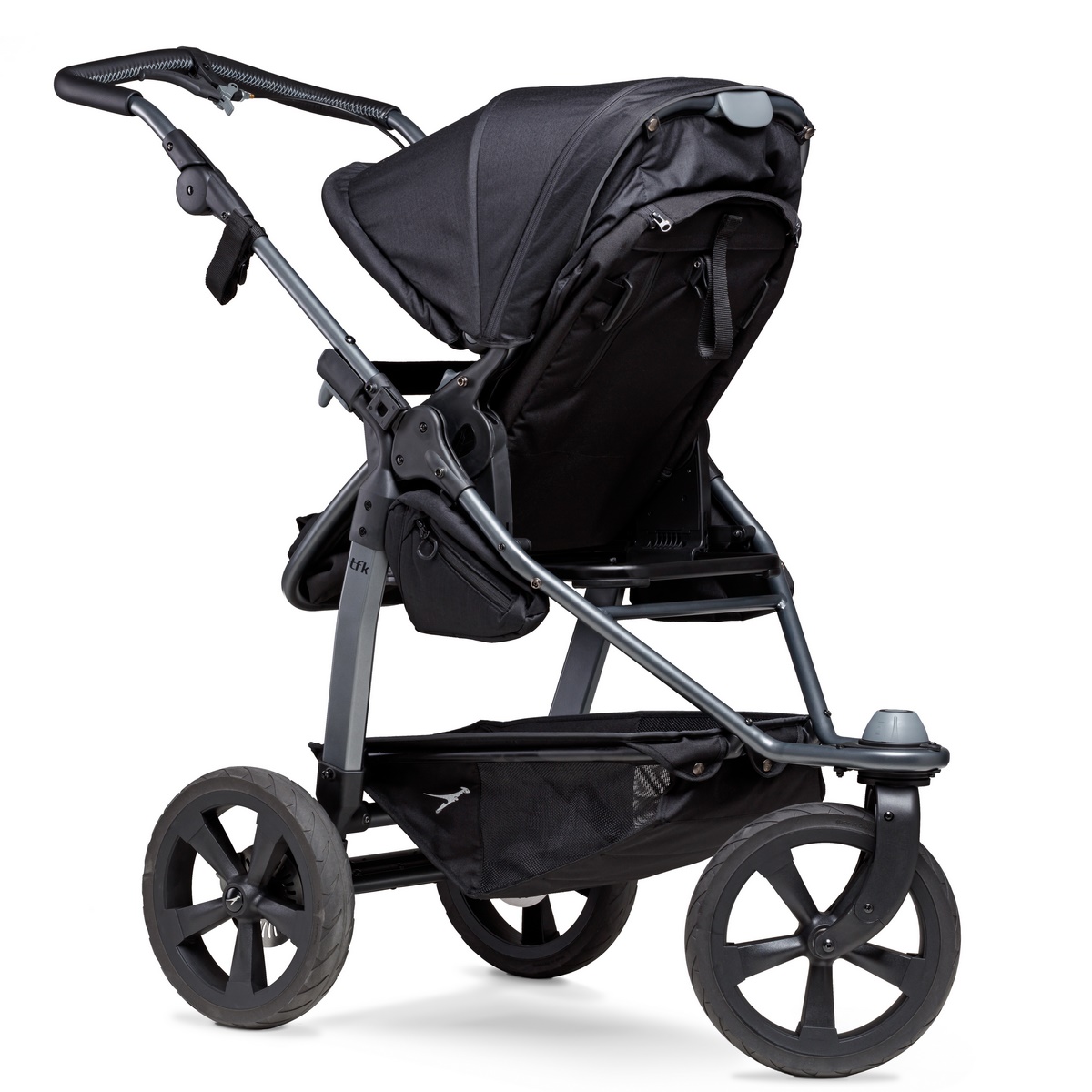 TFK Mono Kombi Kinderwagen mit Luftkammer Radset- Schwarz