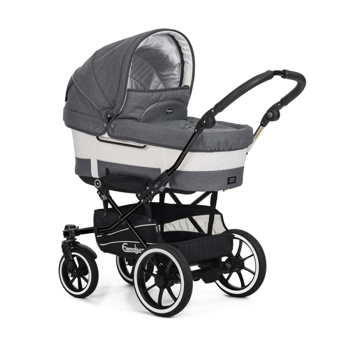 Lounge-Grey-Eco-1 Emmaljunga Mondial de Luxe Duo Kombikinderwagen- Lounge Grey Eco