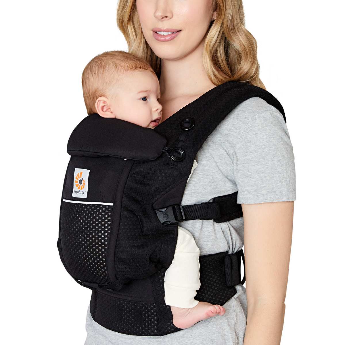 Ergobaby Adapt Soft Flex Mesh Babytrage- Onyx Black