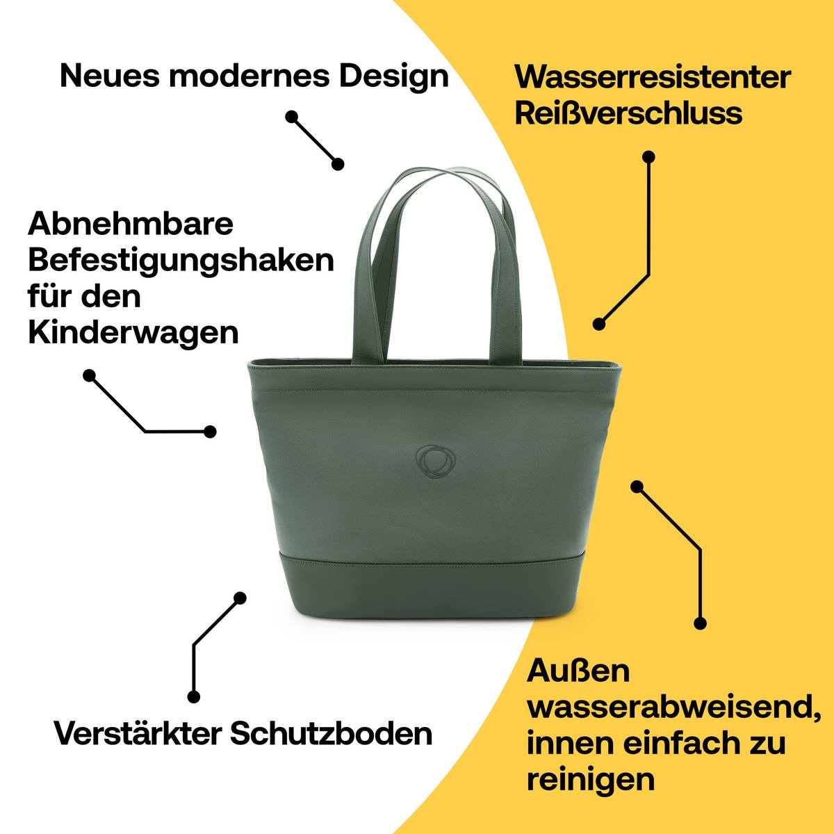 Bugaboo Wickeltasche Waldgrün