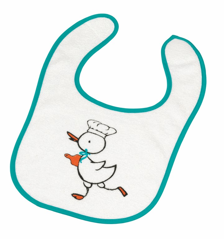 frottee-l_tzchen-set-fashy_gr_n-entenjunge_kopie_ Fashy Frotteelätzchen 5er Set